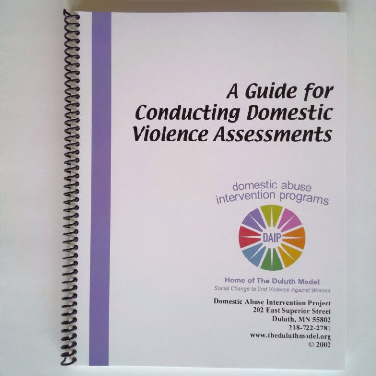 A Guide for Conducting Domestic Violence Assessments Manual - Domestic ...