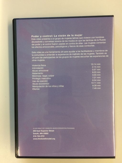 Poder y Control: La Visión de la Mujer DVD - Image 3