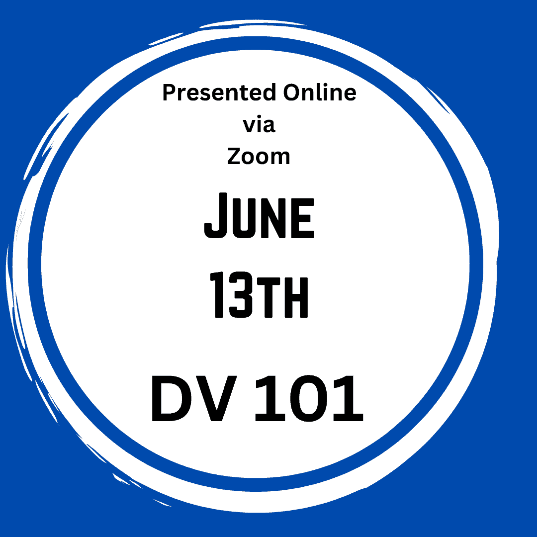 DV 101 June 13, 2024 Domestic Abuse Intervention Programs